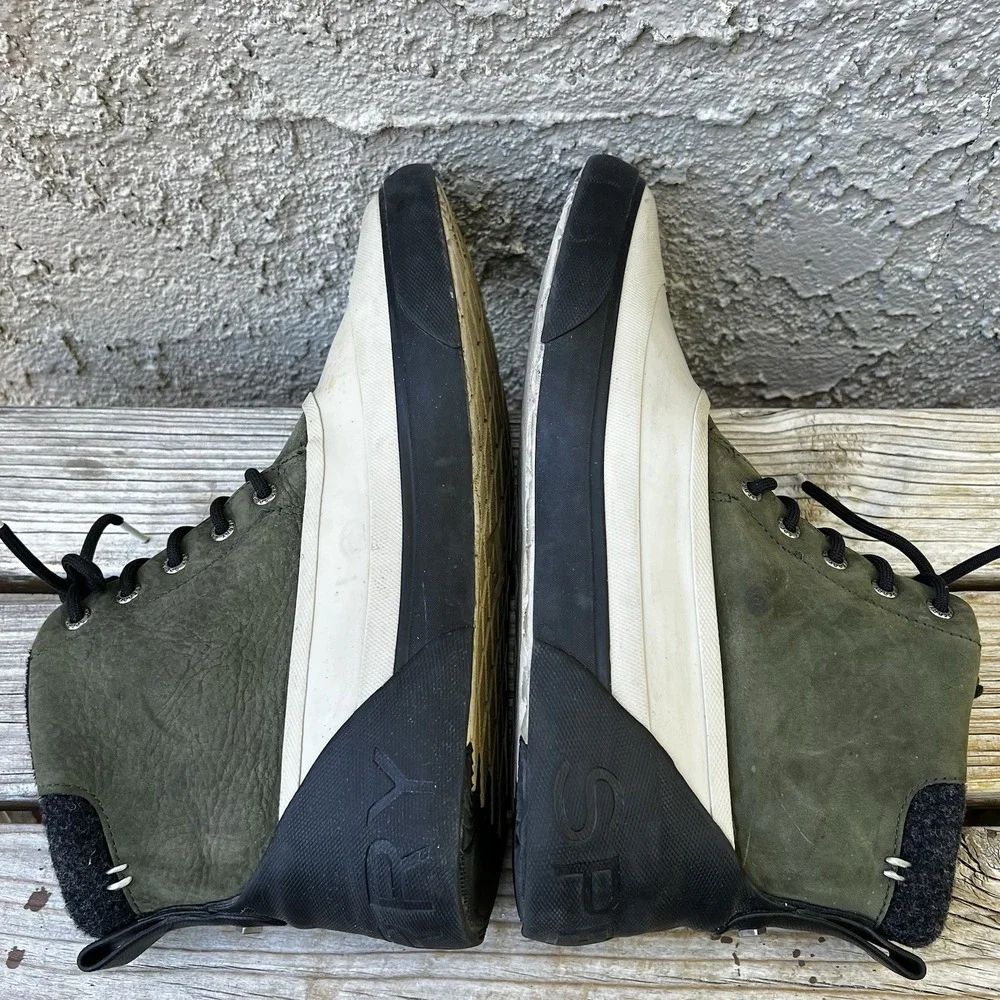 Sperry Boots Men Size 11 Top-Sider Halyard STORM Pull On Black Khaki
